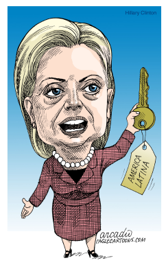 HILLARY CLINTON COL by Arcadio Esquivel