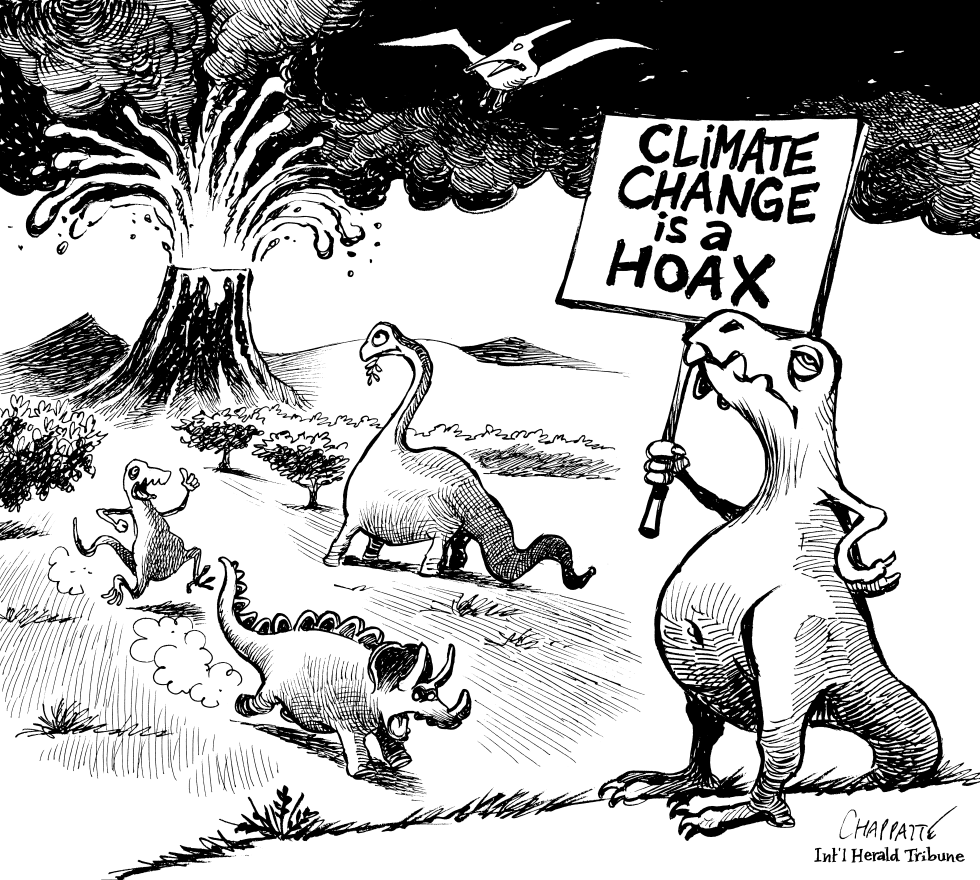  CLIMATE  CHANGE SKEPTICS by Patrick Chappatte