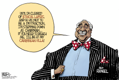 CHARLES RANGEL by Nate Beeler