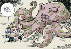 WRANGLING RANGEL  by Pat Bagley