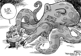 WRANGLING RANGEL by Pat Bagley