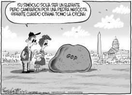 PIEDRA MASCOTA by Bob Englehart