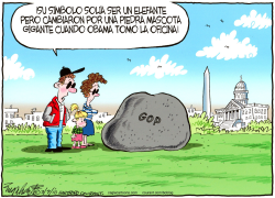 PIEDRA MASCOTA  by Bob Englehart