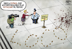 TIROTEO EN EL PENTAGONO  by Nate Beeler