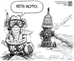 GASTO EN WASHINGTON by Adam Zyglis