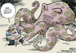 DISCUTIENDO CON  RANGEL  by Pat Bagley