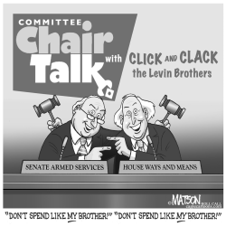 CHAIR TALK WITH CLICK AND CLACK, THE LEVIN BROTHERS by RJ Matson