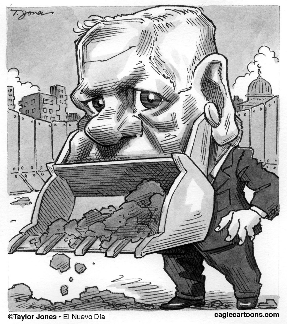  NETANYAHU DIGS IN by Taylor Jones