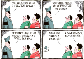 FAST FOOD TAX by Bob Englehart