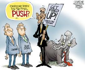 OBAMA FINAL PUSH by John Cole