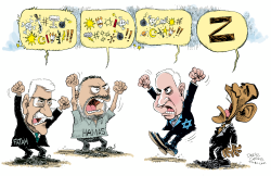 MIDDLE EAST DIALOGUE  by Daryl Cagle