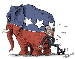 OBAMA VS REPUBLICANS by Martin Sutovec