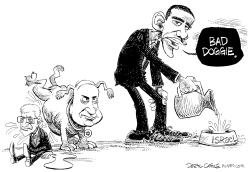 ISRAEL BAD DOGGIE by Daryl Cagle