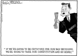 CHIEF JUSTICE JOHN ROBERTS by Bob Englehart