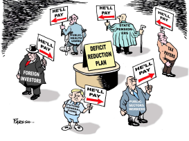 WHO'LL PAY FOR DEFICIT   by Paresh Nath