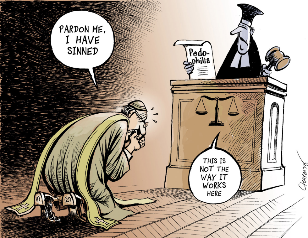  ABUSE SCANDAL IN THE CATHOLIC CHURCH by Patrick Chappatte