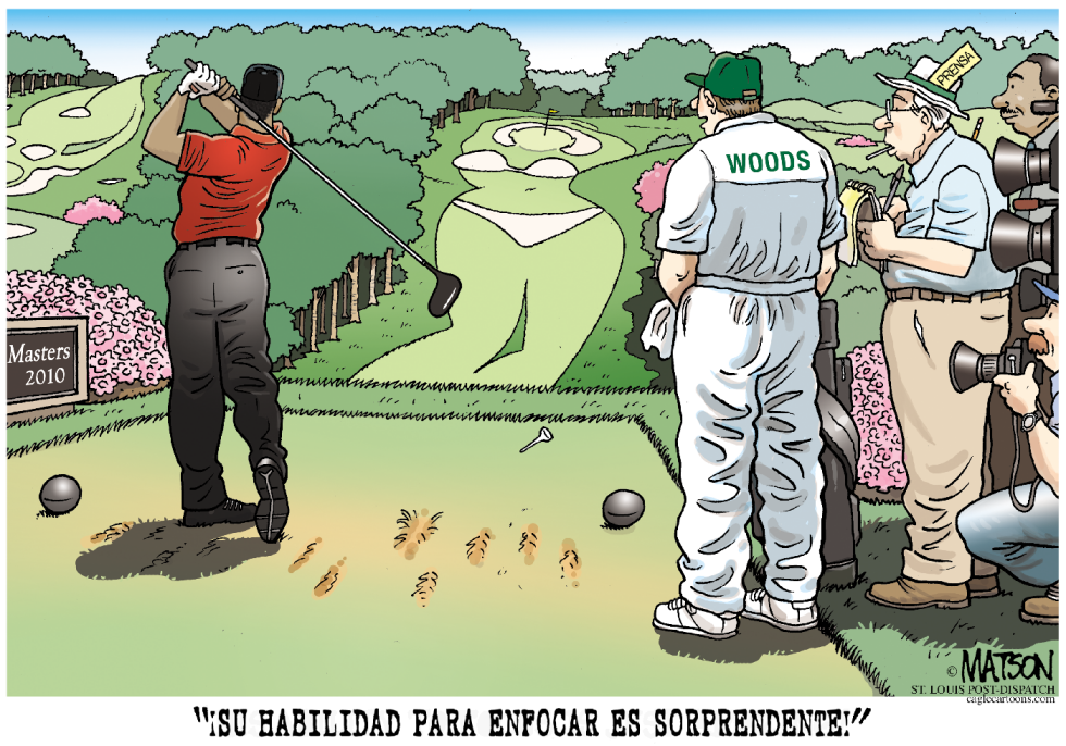  TIGER WOODS REGRESA AL GOLF  by RJ Matson