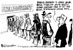 MARCH MADNESS by Milt Priggee