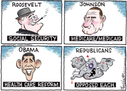 HEALTH CARE REFORM PASSES by Bob Englehart