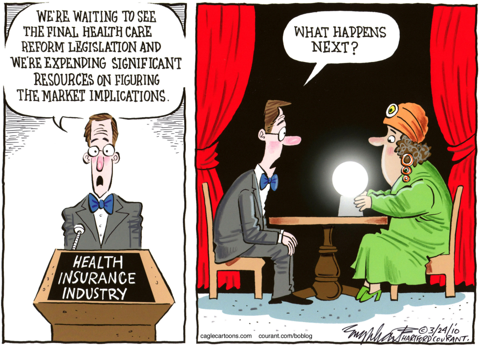  HEALTH CARE REFORM SIGNED INTO LAW by Bob Englehart