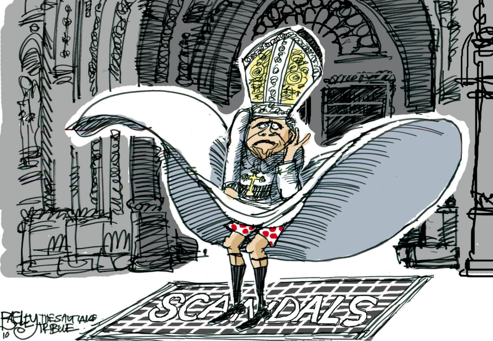  GRATE POPE  by Pat Bagley