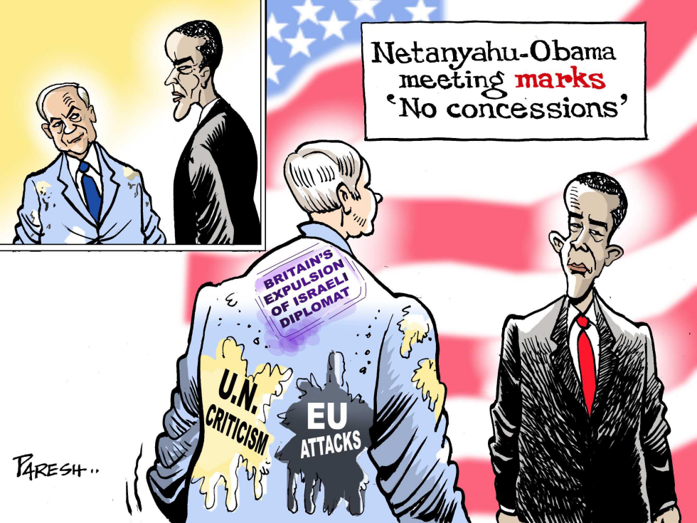  BIBI, OBAMA MEET by Paresh Nath