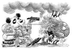 CHINA- GOOGLE-STINKY CIGAR by Daryl Cagle