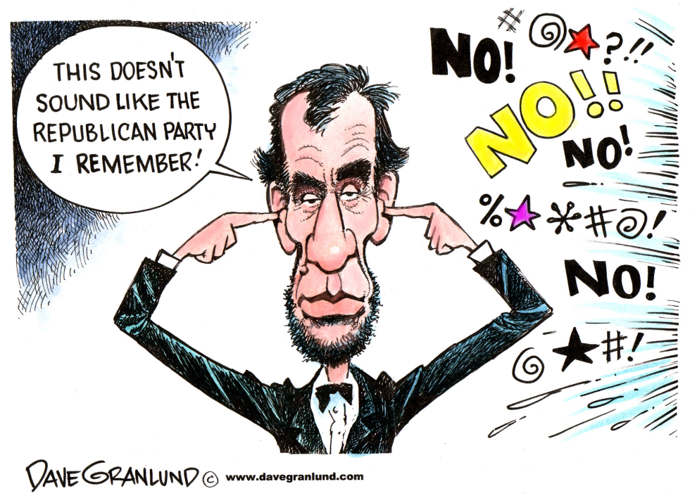  THE PARTY OF LINCOLN by Dave Granlund