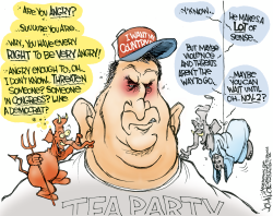 TEA PARTY AND GOP by John Cole