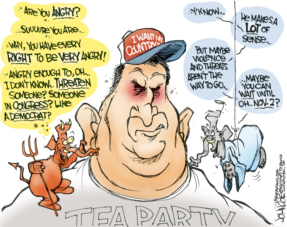  TEA PARTY AND GOP by John Cole