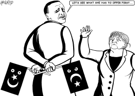 MERKEL, ERDOGAN by Rainer Hachfeld