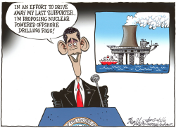 OFFSHORE OIL DRILLING by Bob Englehart