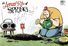 LOCAL DC - NATIONALS OPENING DAY by Nate Beeler