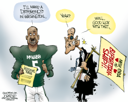 MCNABB GOES TO WASHINGTON by John Cole