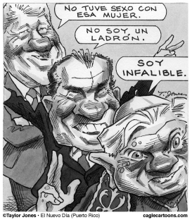 BENEDICTO, NIXON Y CLINTON by Taylor Jones