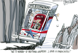 WALL STREET GAMBLING  by Pat Bagley