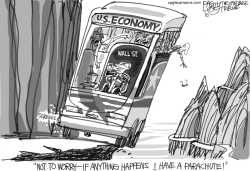 WALL STREET GAMBLING by Pat Bagley