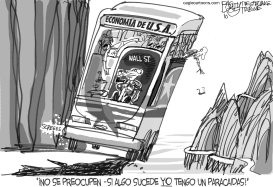 WALL STREET APOSTADOR by Pat Bagley