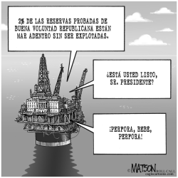 PERFORANDO PARA LOS REPUBLICANOS by RJ Matson