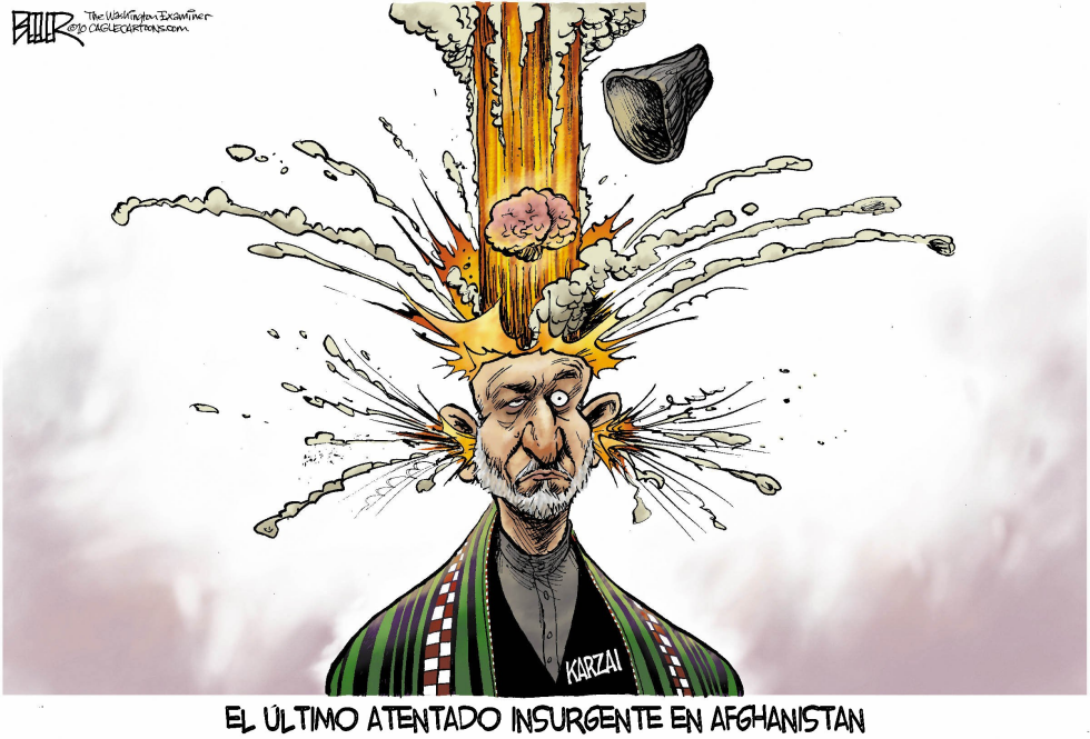  LOKO KARZAI  by Nate Beeler