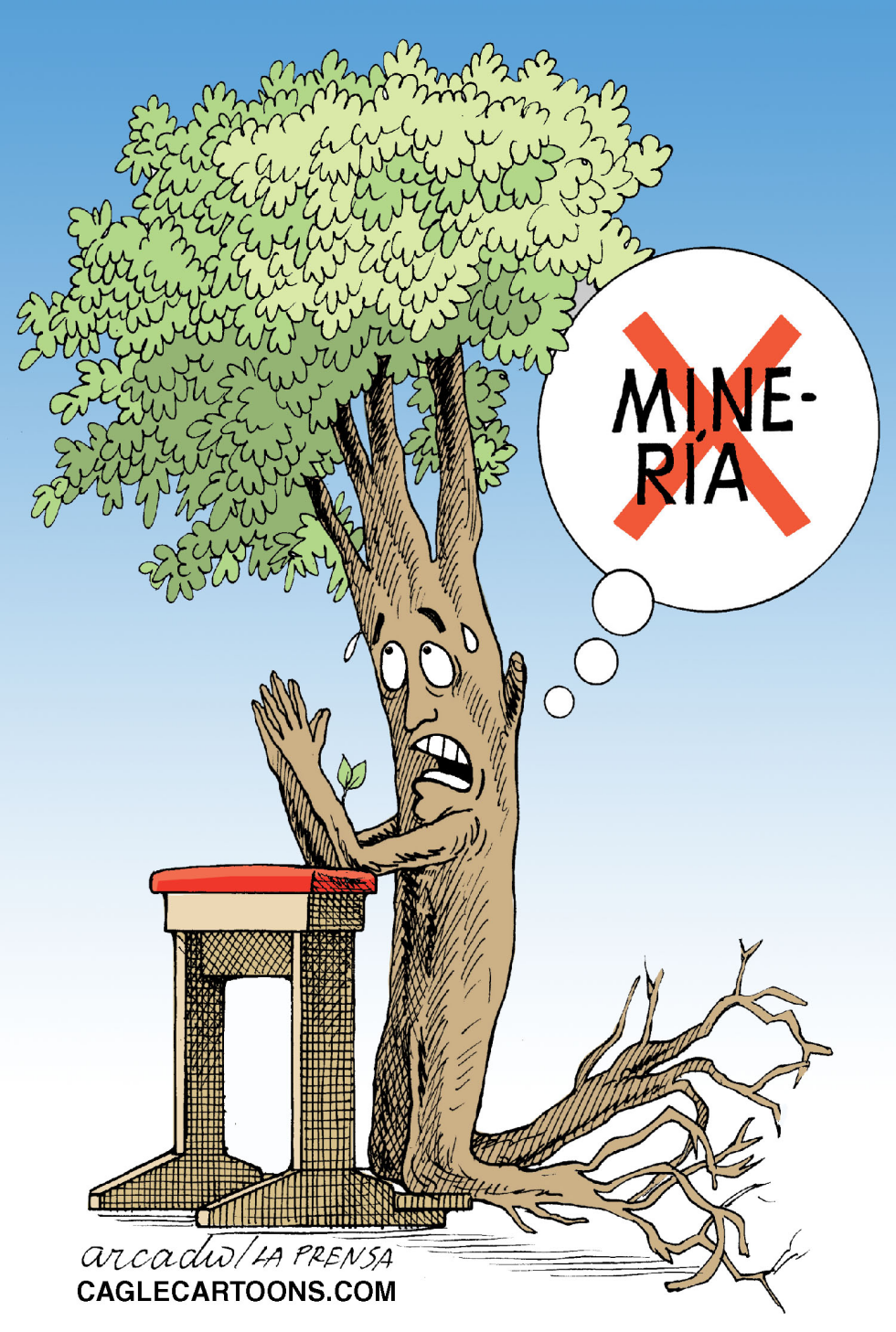  ARBOL EN PLENA ORACIóN COL by Arcadio Esquivel