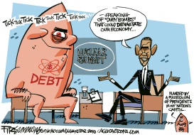 DEBT BOMB by David Fitzsimmons