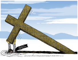 LA CRUZ DE LA IGLESIA COL by Arcadio Esquivel