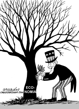 ECONOMíA VUELVE A FLORECER  by Arcadio Esquivel