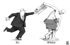 EU AGREES ON GREECE RESCUE TERMS by Luojie