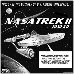 NASA TREK-VOYAGES OF U.S. PRIVATE ENTERPRISE by RJ Matson