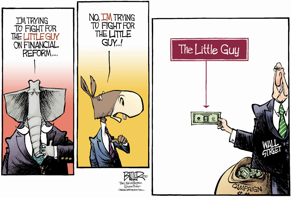  FIGHTING FOR THE LITTLE GUY by Nate Beeler