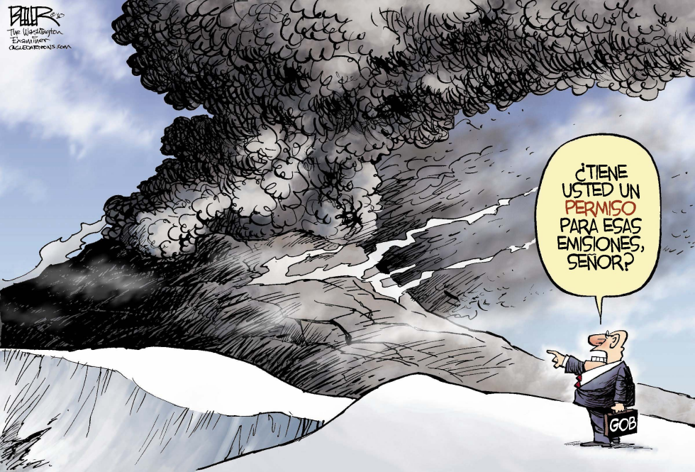  EMISIONES VOLCANICAS  by Nate Beeler