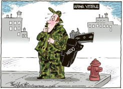 ARMA VISIBLE  by Bob Englehart