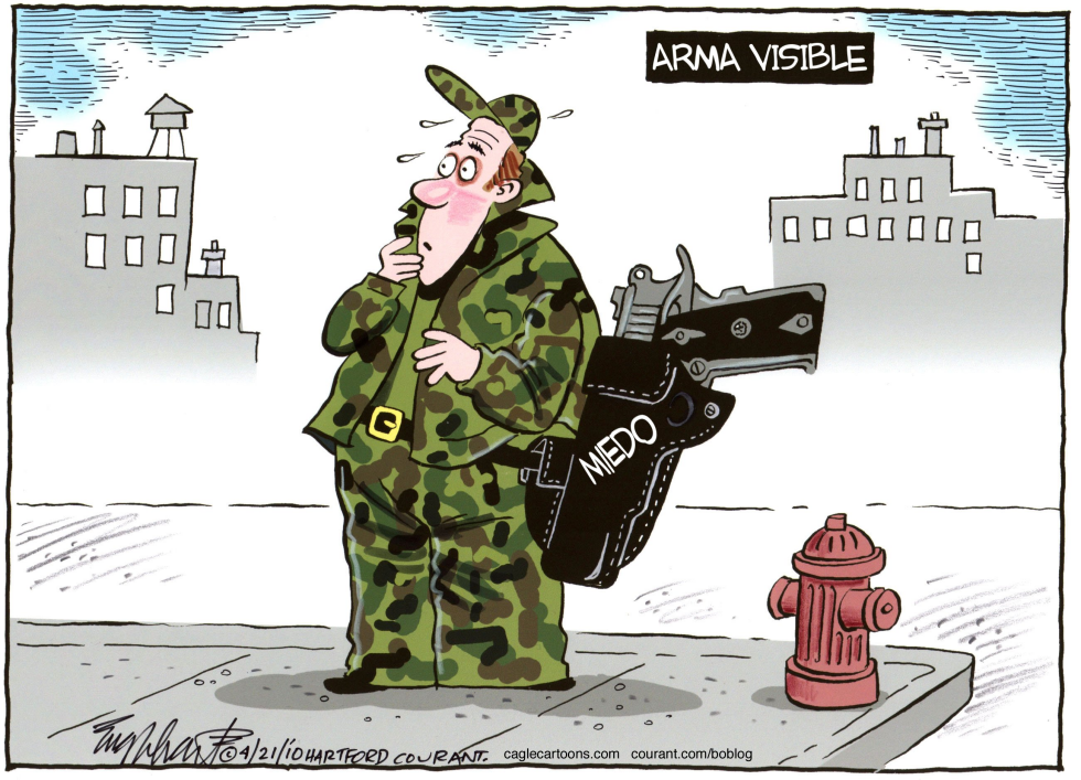  ARMA VISIBLE  by Bob Englehart